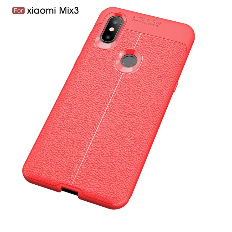 Litchi Texture TPU Shockproof Case For Xiaomi Mix 3