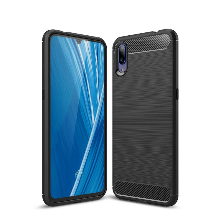 Carbon Fiber Texture TPU Shockproof Case For Vivo X23 Symphony Edition