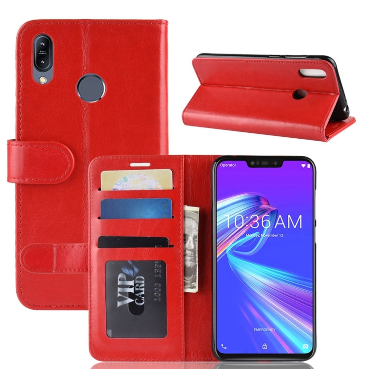 For ASUS Max(M2) ZB633KL R64 Texture Horizontal Flip Leather Case