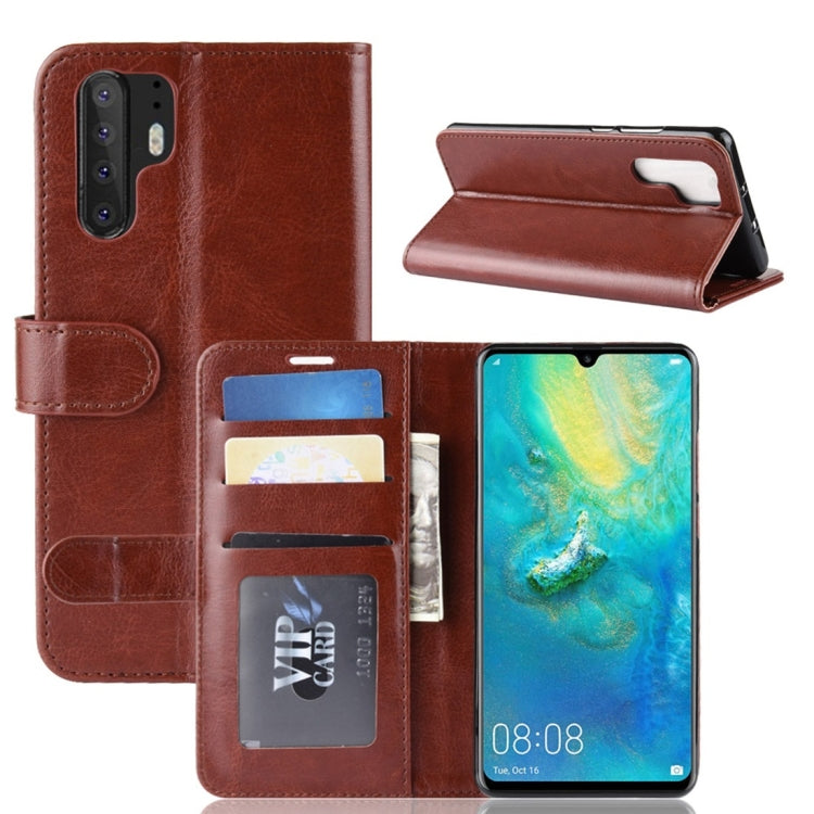 For Huawei P30 pro R64 Texture Horizontal Flip Leather Case