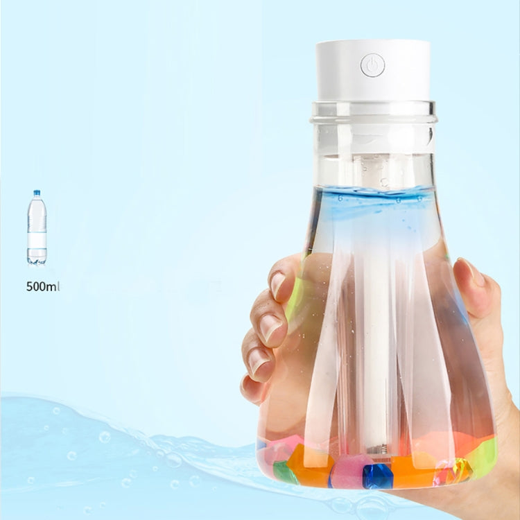 Wishing Bottle Shape Portable  Desktop Air Humidifier with Night Light, Capacity: 500ml, DC 5V
