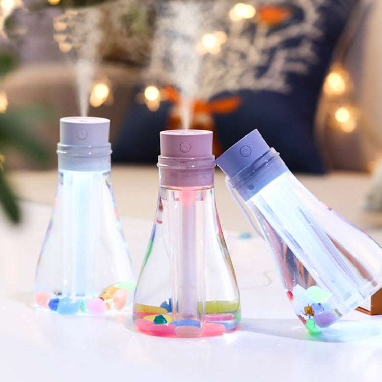 Wishing Bottle Shape Portable  Desktop Air Humidifier with Night Light, Capacity: 500ml, DC 5V