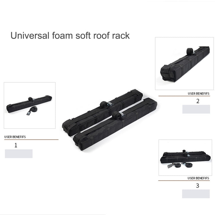 Off-road Vehicle Universal Roof Rack Travel Luggage Holder EVA Foam Car Roof Rack A0750