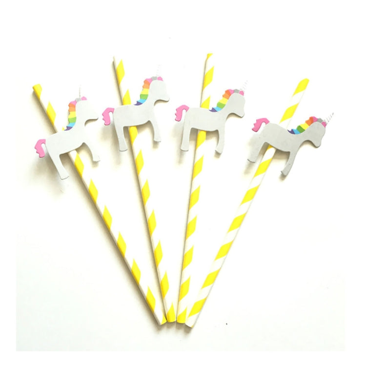 40 PCS 3D Trojans Cloud Paper Straws Birthday Wedding Party Decorations Cocktail Paper Straw