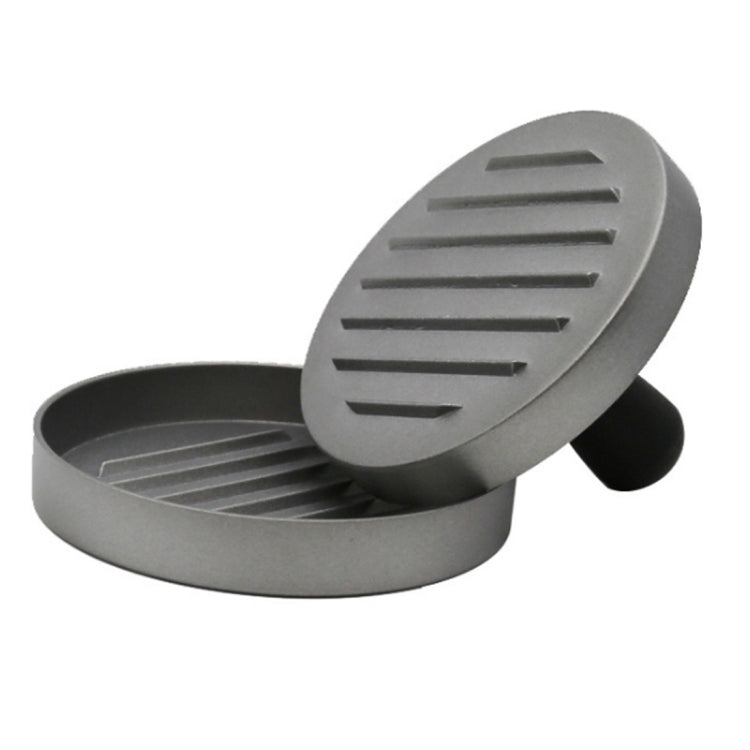 Household Food Grade Aluminum Alloy Kitchen Non-stick Coating Pressure Meat Patty Cake Hamburger Mold with 40 PCS Sided Silicone Papers