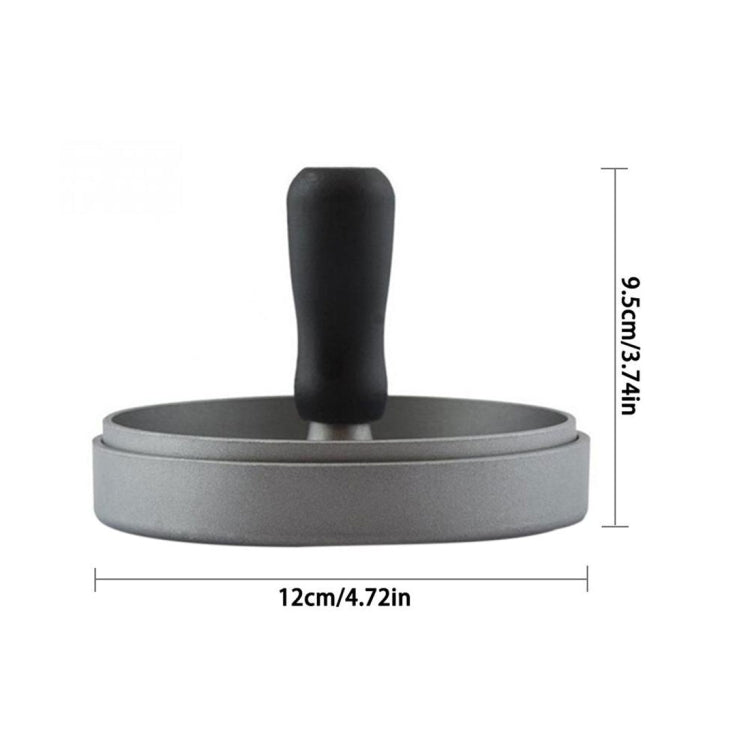 Household Food Grade Aluminum Alloy Kitchen Non-stick Coating Pressure Meat Patty Cake Hamburger Mold with 40 PCS Sided Silicone Papers