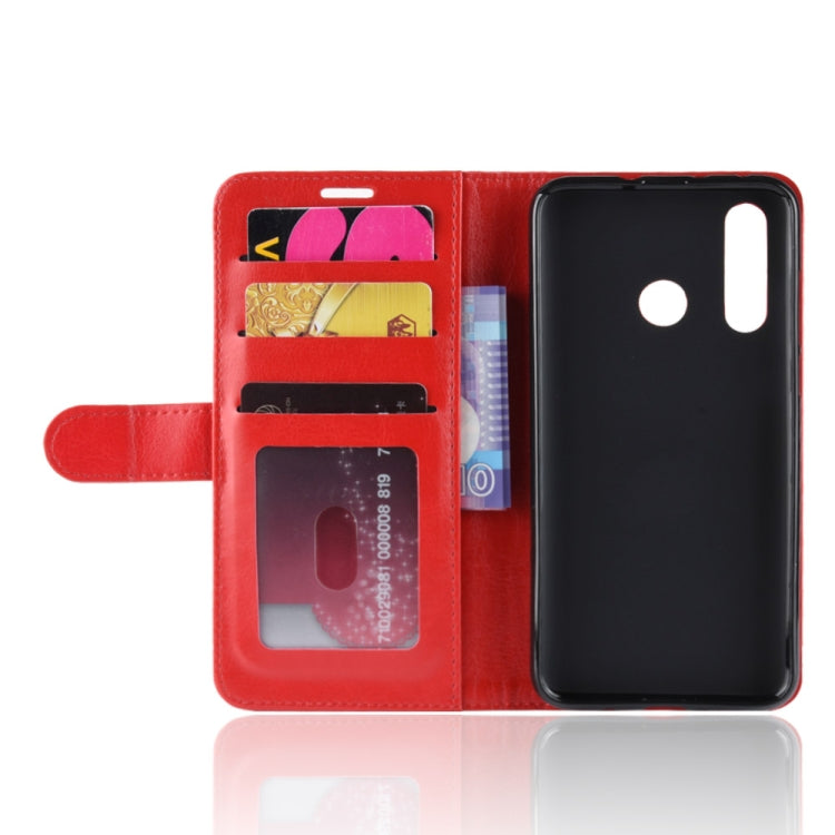 R64 Texture Horizontal Flip Leather Case For Huawei nova 4, with Holder & Card Slots & Wallet