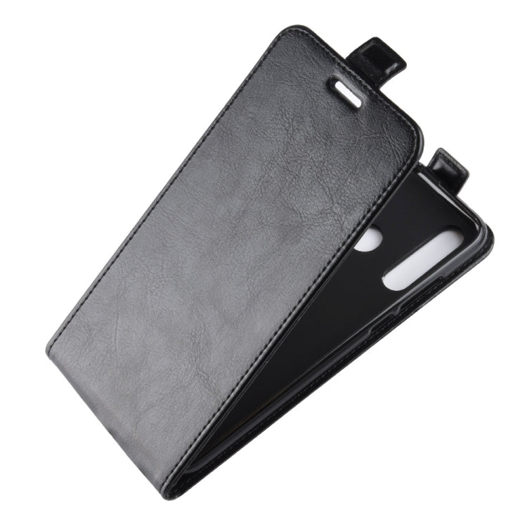 R64 Texture Vertical Flip Leather Case For Huawei nova 4, With Card Slots & Photo Frame