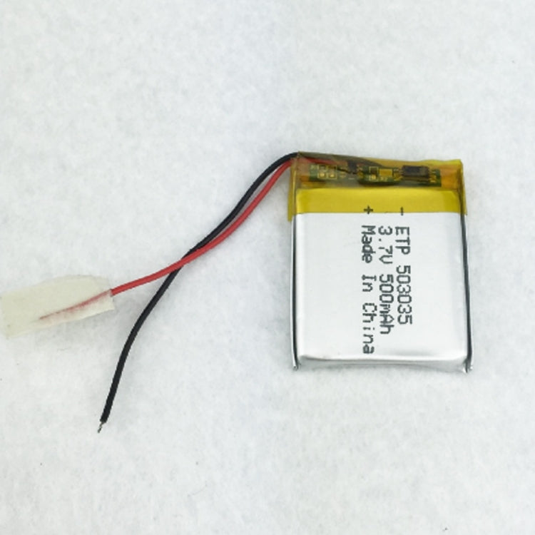 500mAh  3.7V Li-Polymer Battery for Camera 503035