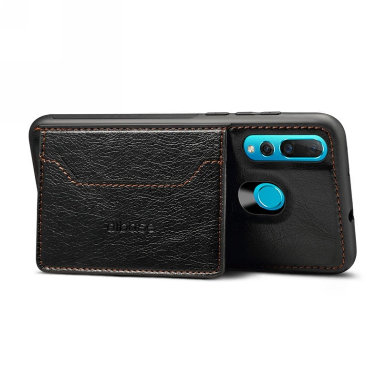 Dibase 2 in 1 Crazy Horse Texture PU Leather Case for Huawei Nova 4, with Holder & Card Slot