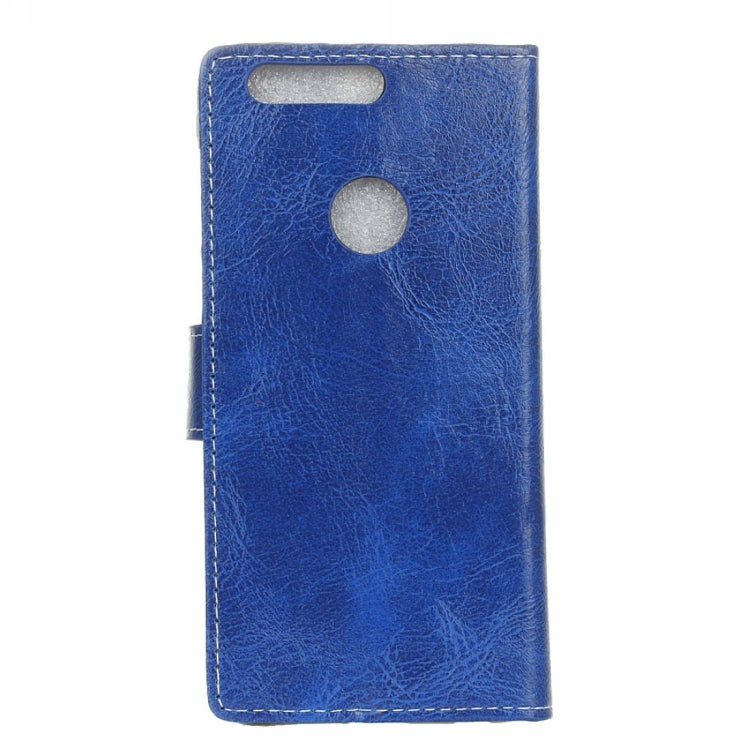 Retro Crazy Horse Texture Horizontal Flip Leather Case for Huawei Honor View 20, with Wallet & Holder & Card Slots & Photo Frame