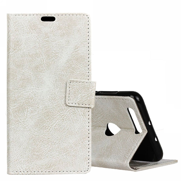 Retro Crazy Horse Texture Horizontal Flip Leather Case for Huawei Honor View 20, with Wallet & Holder & Card Slots & Photo Frame