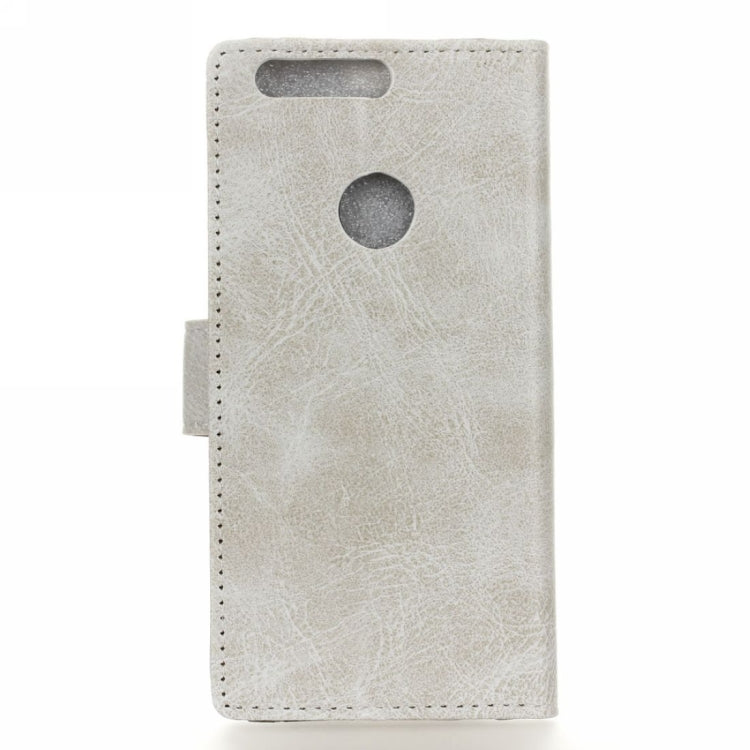 Retro Crazy Horse Texture Horizontal Flip Leather Case for Huawei Honor View 20, with Wallet & Holder & Card Slots & Photo Frame