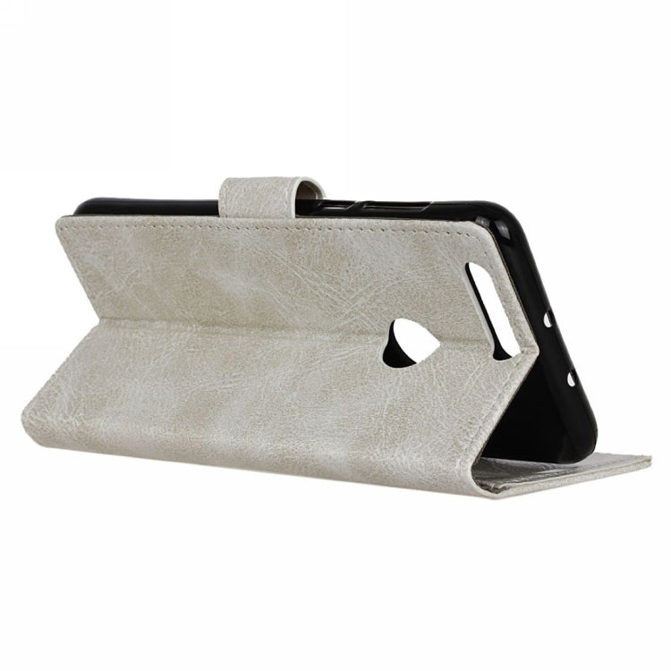 Retro Crazy Horse Texture Horizontal Flip Leather Case for Huawei Honor View 20, with Wallet & Holder & Card Slots & Photo Frame