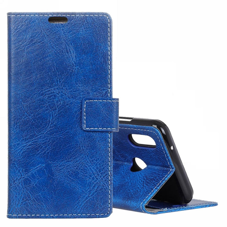 Vintage Crazy Horse Texture Horizontal Flip Leather Case For Xiaomi Mi Play, with Wallet & Holder & Card Slots & Photo Frame