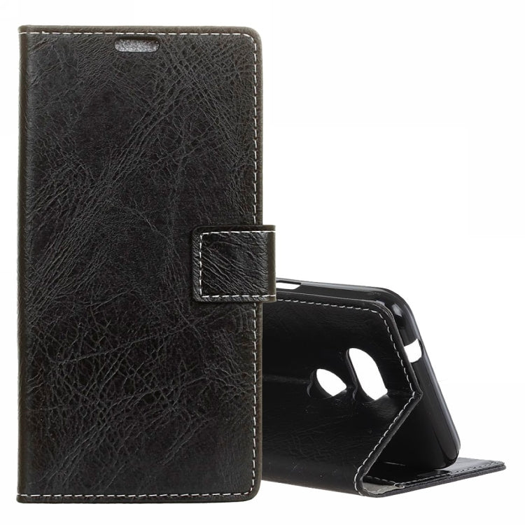 Retro Crazy Horse Texture Horizontal Flip Leather Case for HTC Desire 12S, with Wallet & Holder & Card Slots & Photo Frame
