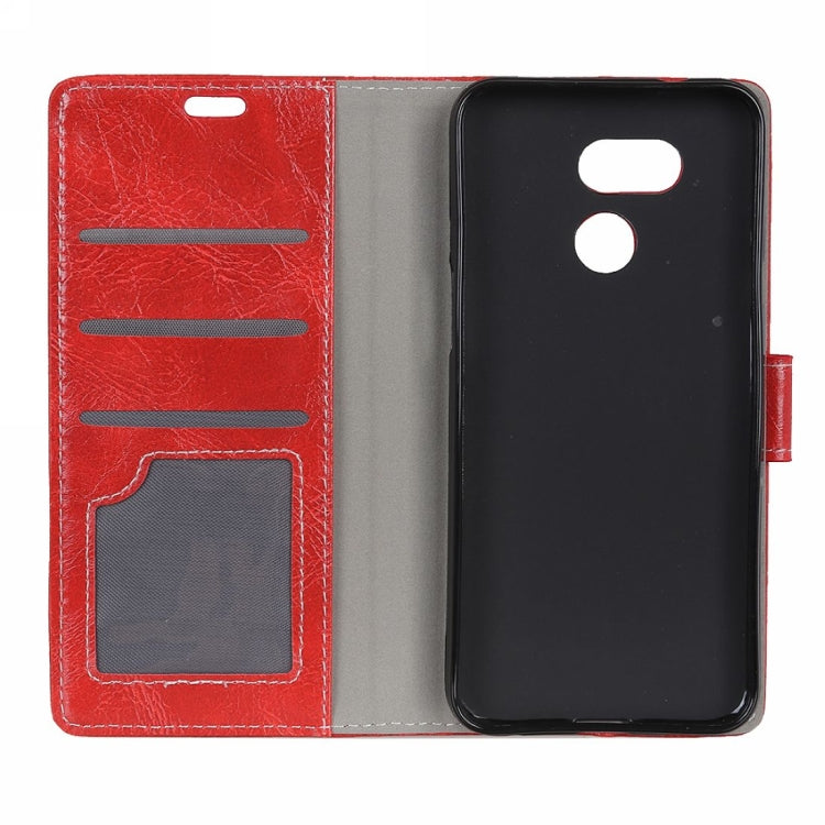 Retro Crazy Horse Texture Horizontal Flip Leather Case for HTC Desire 12S, with Wallet & Holder & Card Slots & Photo Frame