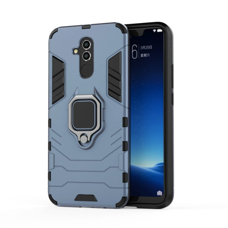 Shockproof PC + TPU Protective Case for Huawei Mate 20 Lite, with Magnetic Ring Holder