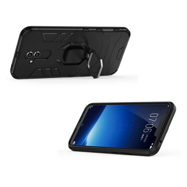 Shockproof PC + TPU Protective Case for Huawei Mate 20 Lite, with Magnetic Ring Holder