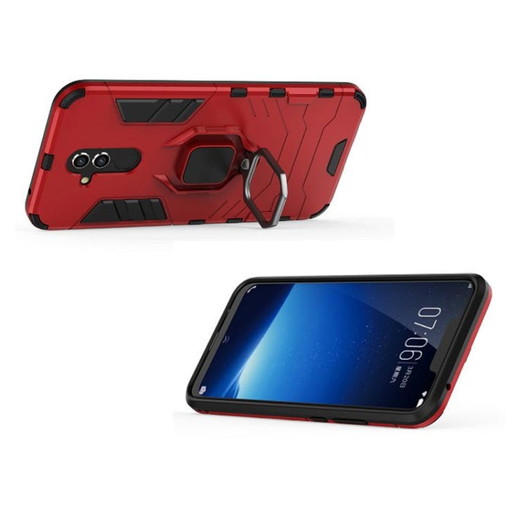 Shockproof PC + TPU Protective Case for Huawei Mate 20 Lite, with Magnetic Ring Holder