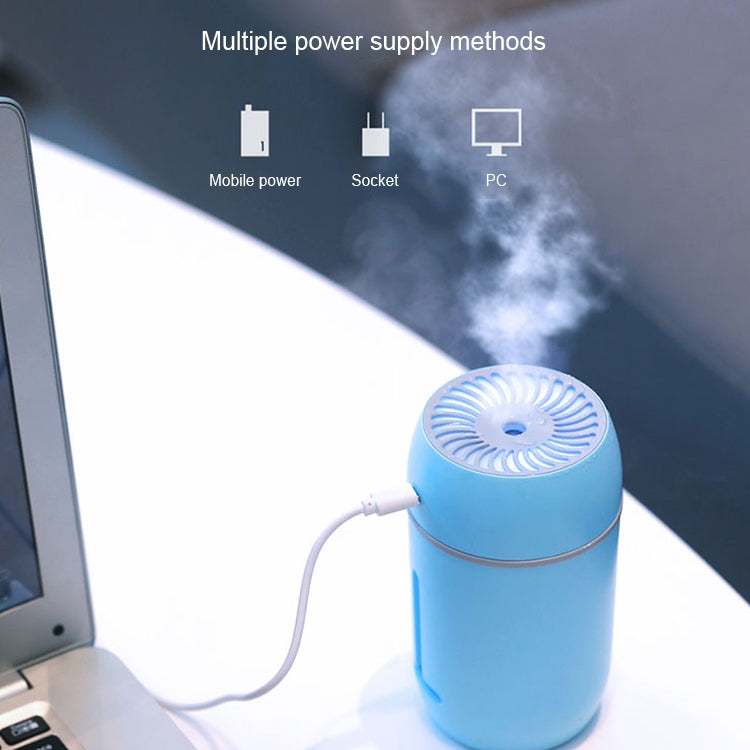 TOTUDESIGN FGHD-001 Whirly Series Water Bottle Shaped Portable Mute Desktop Air Humidifier with Night Light, Capacity: 280ml, DC 5V
