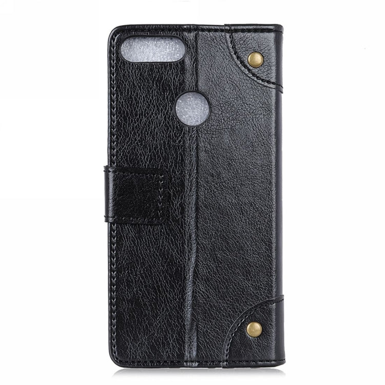 Copper Buckle Nappa Texture Horizontal Flip Leather Case for Huawei Honor View 20, with Holder & Card Slots & Wallet