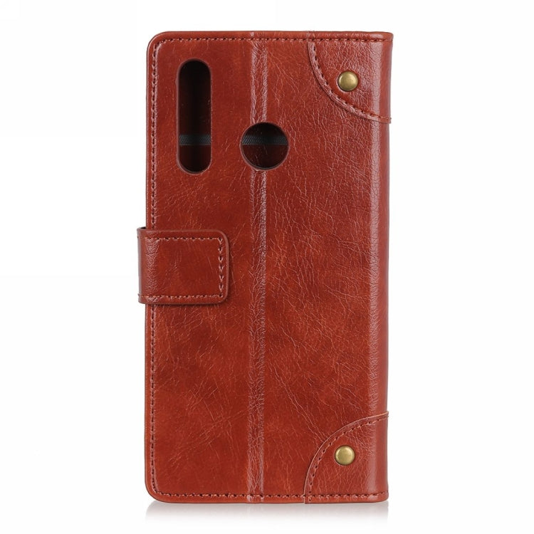 Copper Buckle Nappa Texture Horizontal Flip Leather Case for Huawei P30 Lite, with Holder & Card Slots & Wallet