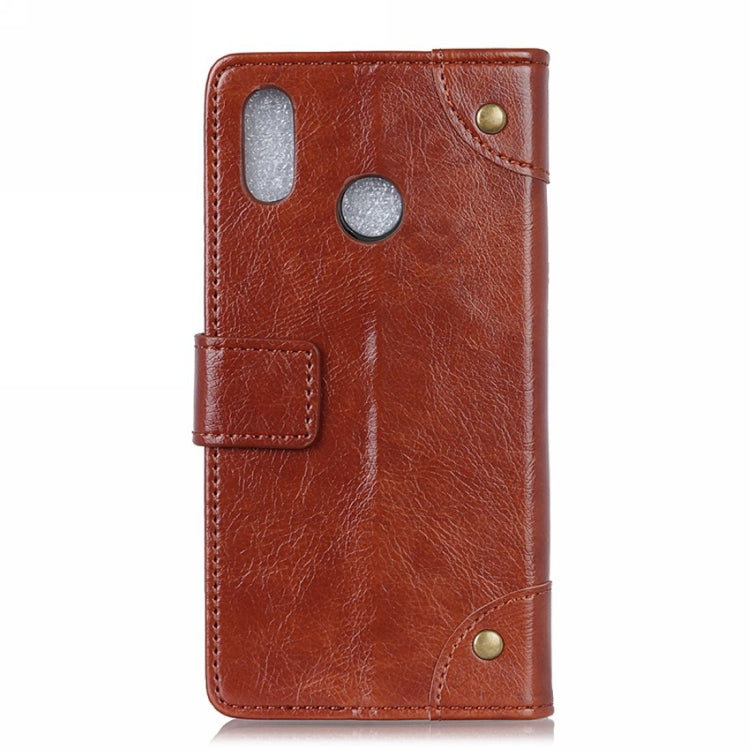 Copper Buckle Nappa Texture Horizontal Flip Leather Case for Xiaomi Mi Play, with Holder & Card Slots & Wallet