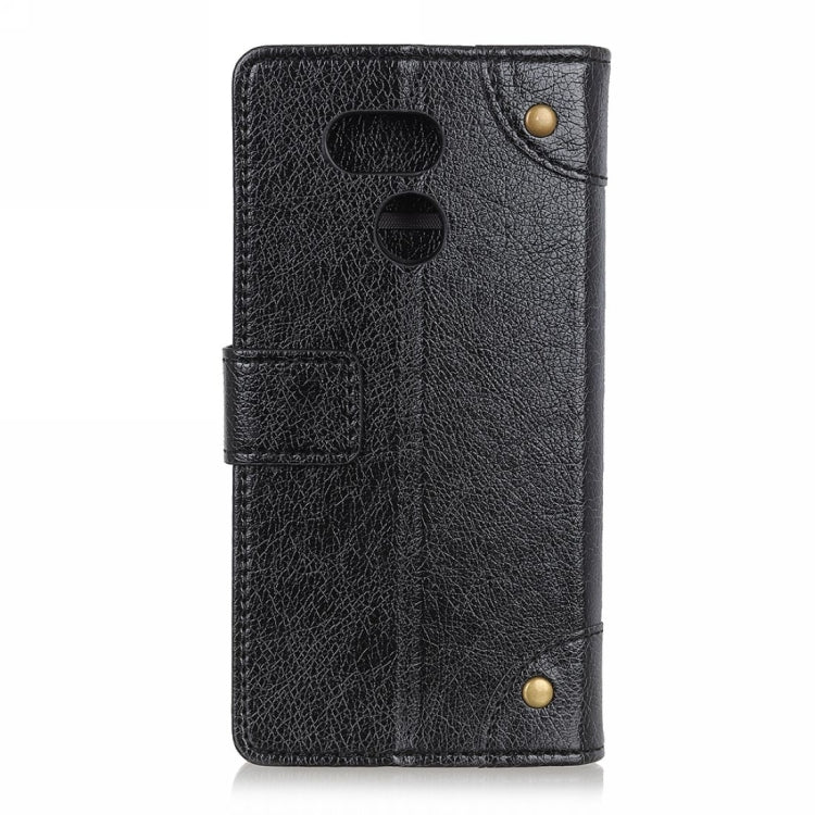 Copper Buckle Nappa Texture Horizontal Flip Leather Case for HTC Desire 12S, with Holder & Card Slots & Wallet