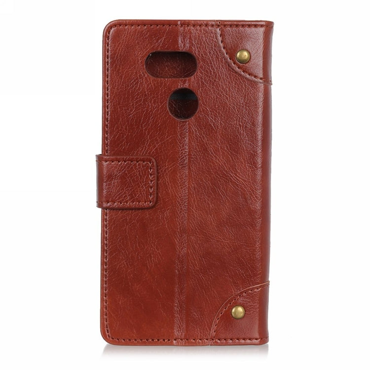 Copper Buckle Nappa Texture Horizontal Flip Leather Case for HTC Desire 12S, with Holder & Card Slots & Wallet