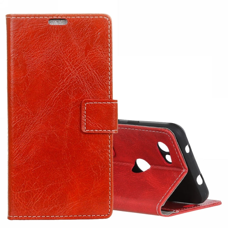 Retro Crazy Horse Texture Horizontal Flip Leather Case For Google Pixel 3 Lite, with Wallet & Holder & Card Slots & Photo Frame