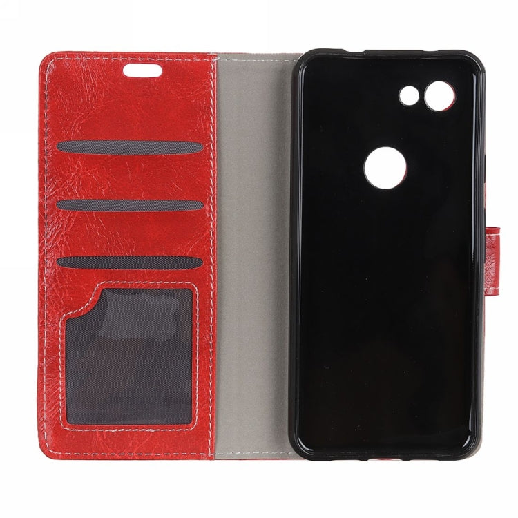 Retro Crazy Horse Texture Horizontal Flip Leather Case For Google Pixel 3 Lite, with Wallet & Holder & Card Slots & Photo Frame