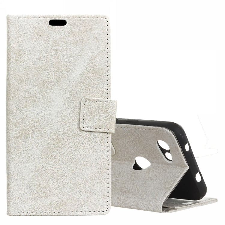 Retro Crazy Horse Texture Horizontal Flip Leather Case For Google Pixel 3 Lite, with Wallet & Holder & Card Slots & Photo Frame