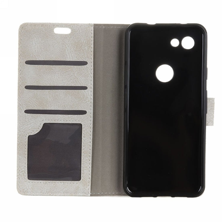 Retro Crazy Horse Texture Horizontal Flip Leather Case For Google Pixel 3 Lite, with Wallet & Holder & Card Slots & Photo Frame