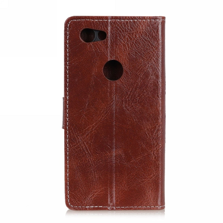 Retro Crazy Horse Texture Horizontal Flip Leather Case For Google Pixel 3 Lite, with Wallet & Holder & Card Slots & Photo Frame