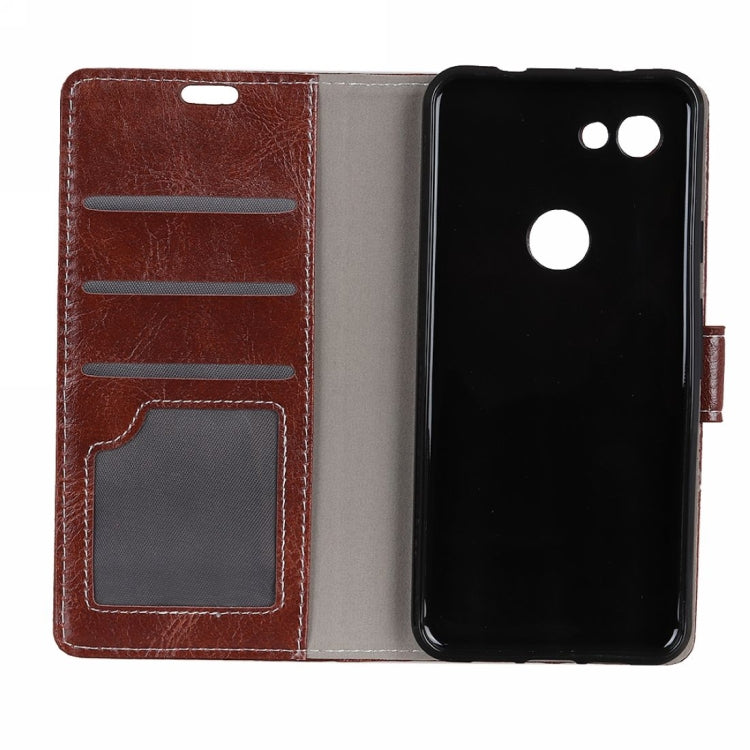 Retro Crazy Horse Texture Horizontal Flip Leather Case For Google Pixel 3 Lite, with Wallet & Holder & Card Slots & Photo Frame