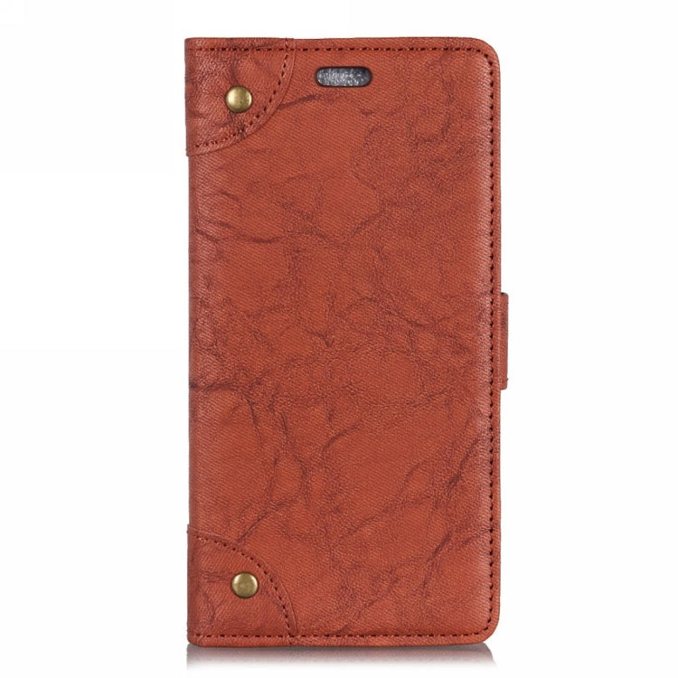 Copper Buckle Retro Crazy Horse Texture Horizontal Flip Leather Case for Google Pixel 3 Lite, with Holder & Card Slots & Wallet