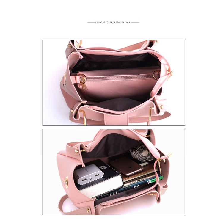 3 in 1 PU Leather Women Handbag Single-shoulder Bag