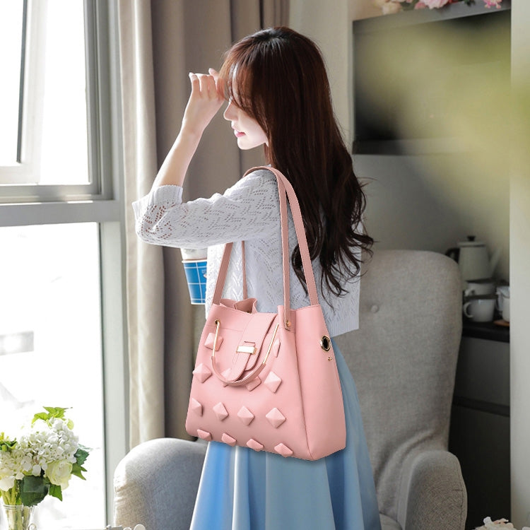 3 in 1 PU Leather Women Handbag Single-shoulder Bag