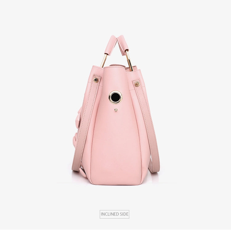 3 in 1 PU Leather Women Handbag Single-shoulder Bag