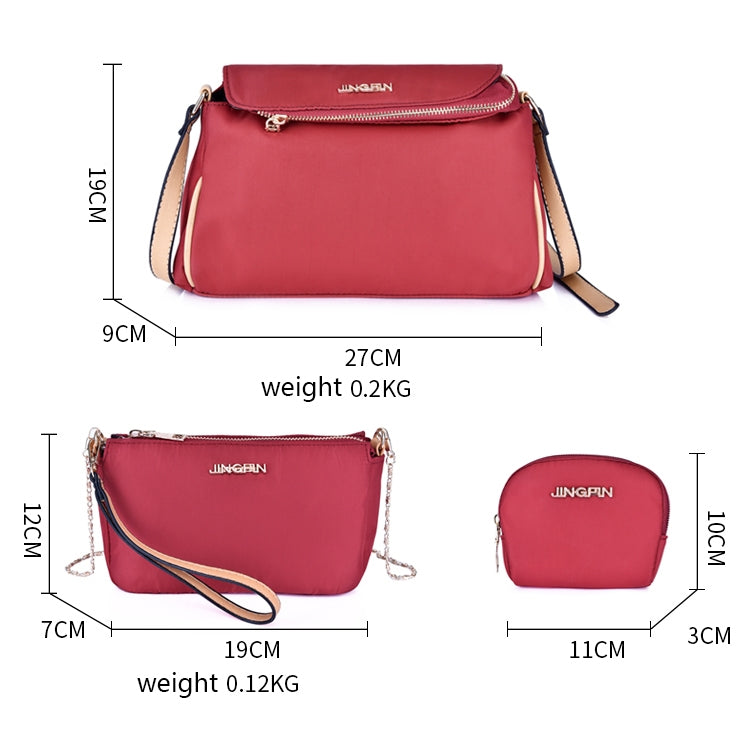 4 In 1 Oxford Cloth Women Handbag Single-shoulder Bag