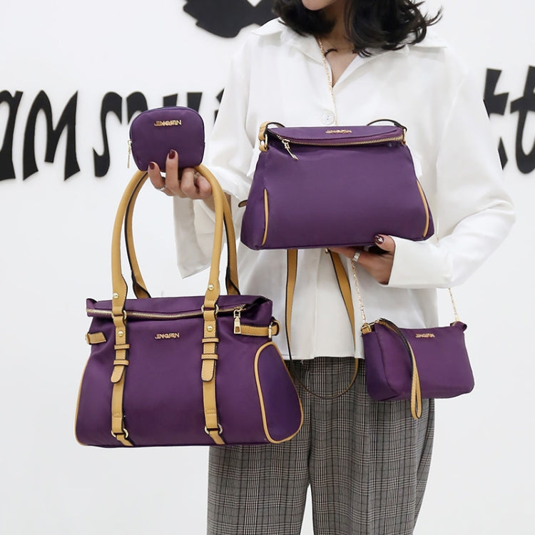 4 In 1 Oxford Cloth Women Handbag Single-shoulder Bag