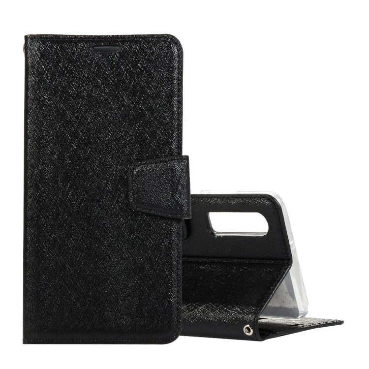 Silk Texture Horizontal Flip Leather Case for Huawei P30, with Holder & Card slots & Wallet & Photo Frame