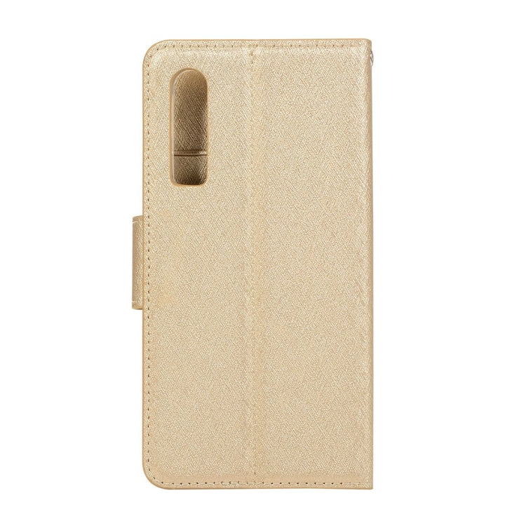 Silk Texture Horizontal Flip Leather Case for Huawei P30, with Holder & Card slots & Wallet & Photo Frame