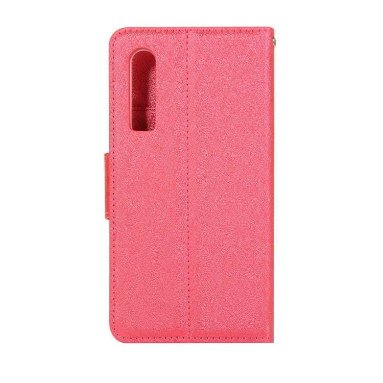 Silk Texture Horizontal Flip Leather Case for Huawei P30, with Holder & Card slots & Wallet & Photo Frame