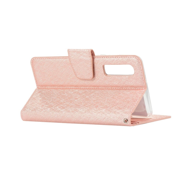 Silk Texture Horizontal Flip Leather Case for Huawei P30, with Holder & Card slots & Wallet & Photo Frame