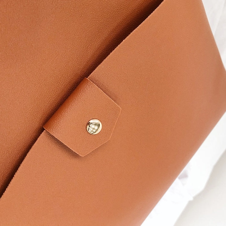 2 In 1 PU Leather Handbag Messenger Bag Sing-shoulder Bag For Girls