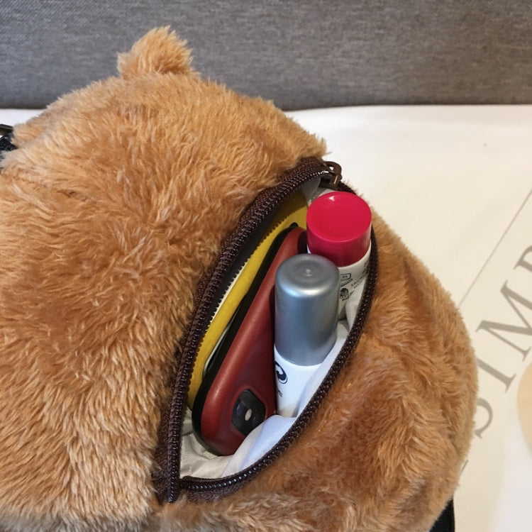 Plush Cute Hamster Shaped Handbag Shoulder Bag For Girl Backpack