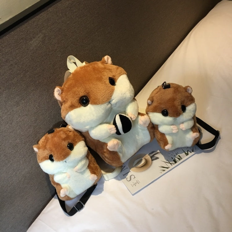 Plush Cute Hamster Shaped Handbag Shoulder Bag For Girl Backpack