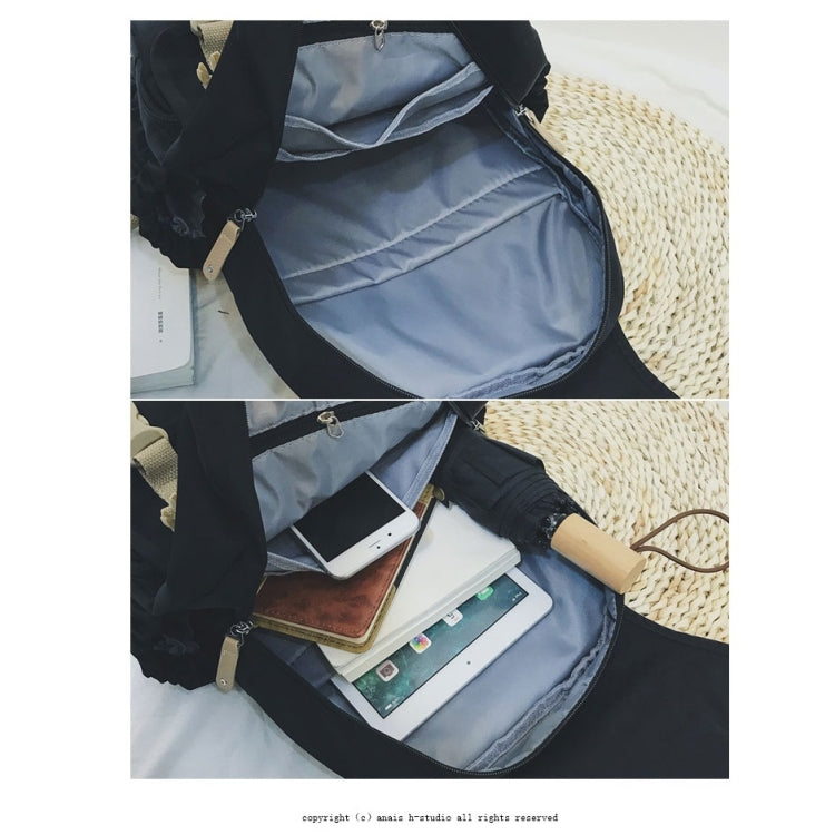 Splicing Large-capacity Backpack College Waterproof Couple Shoulder Bag